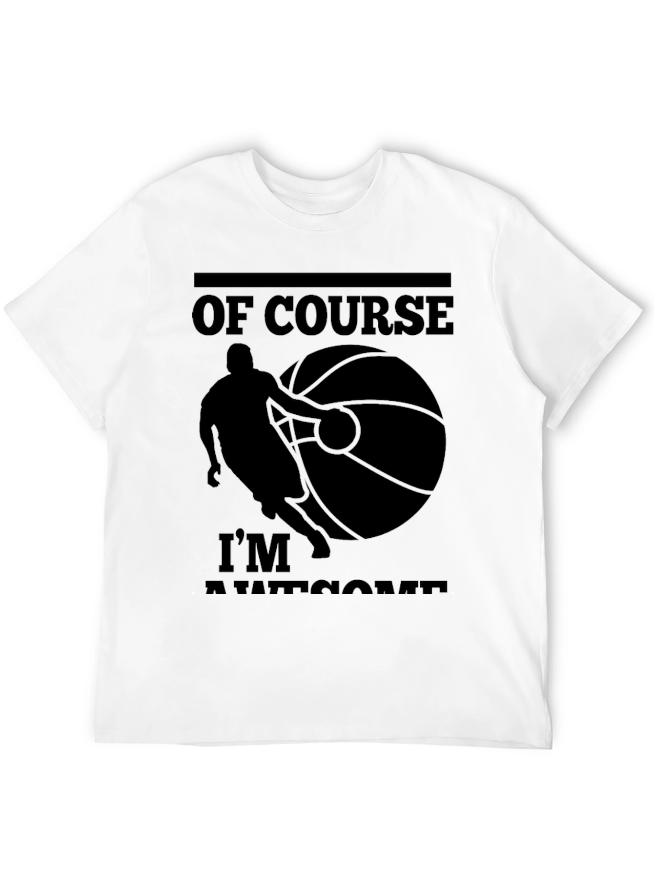 Awesome Basketball Player Graphic T-Shirt