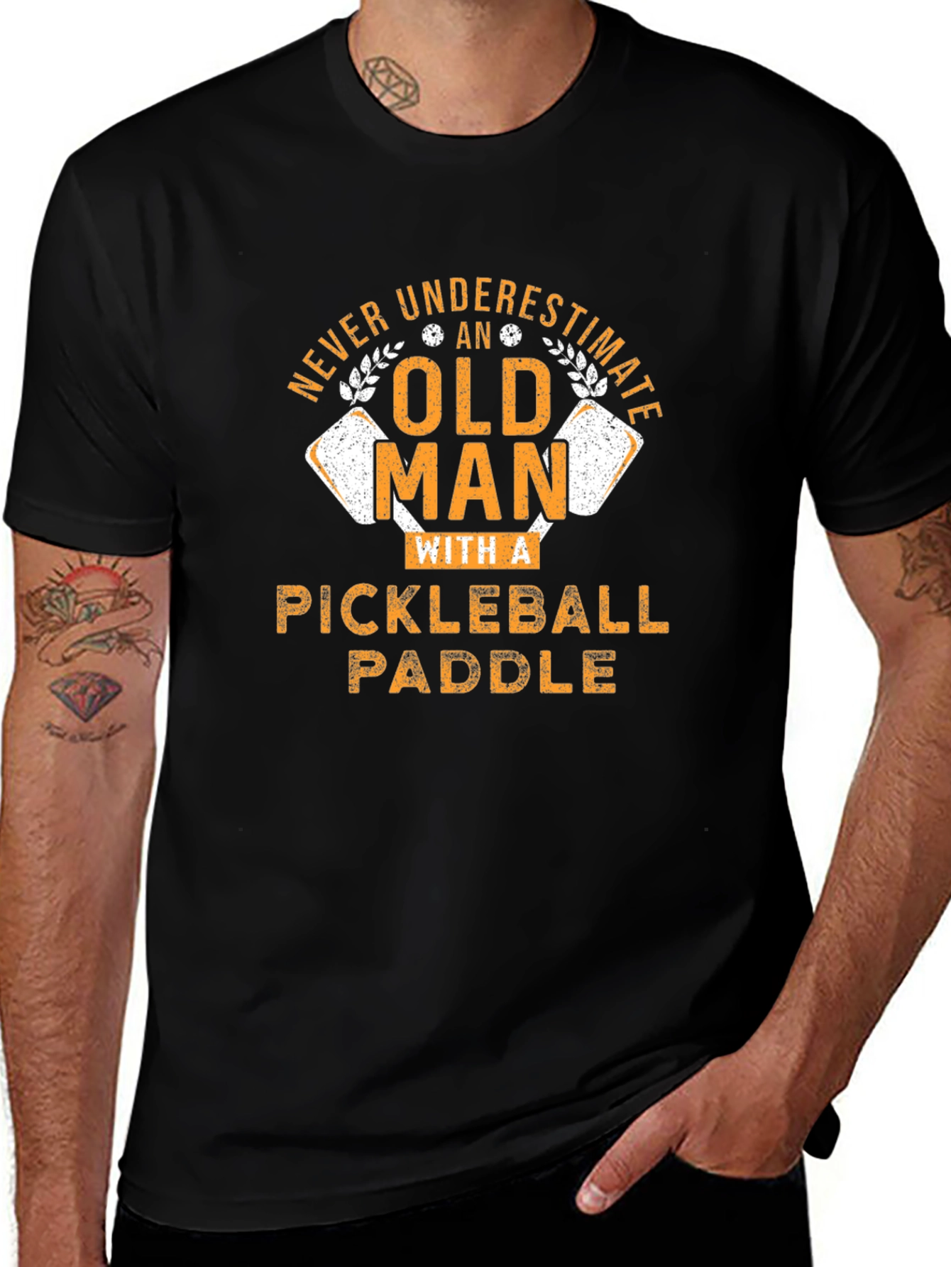 Funny Pickleball Old Man T-Shirt
