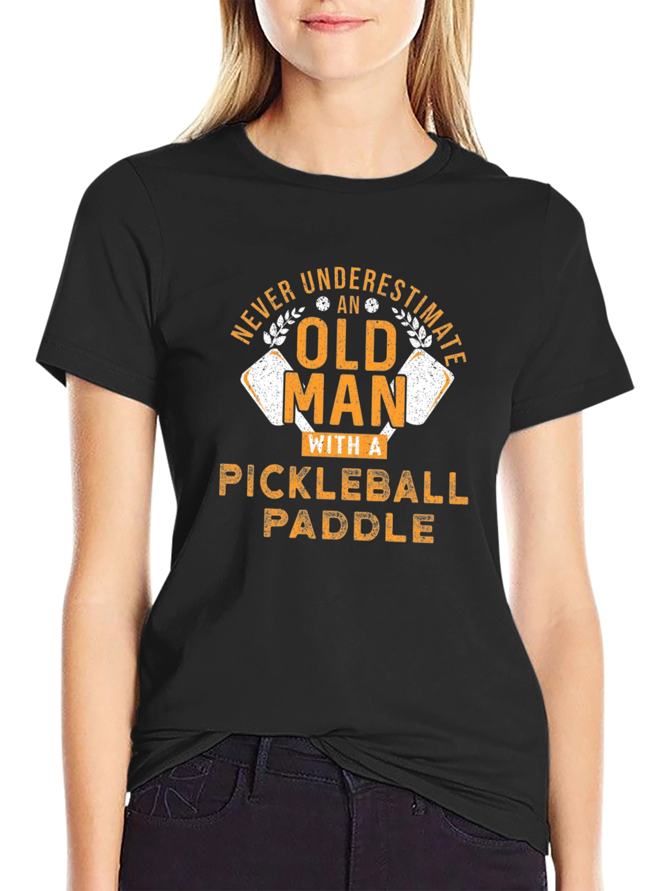 Funny Pickleball Old Man T-Shirt