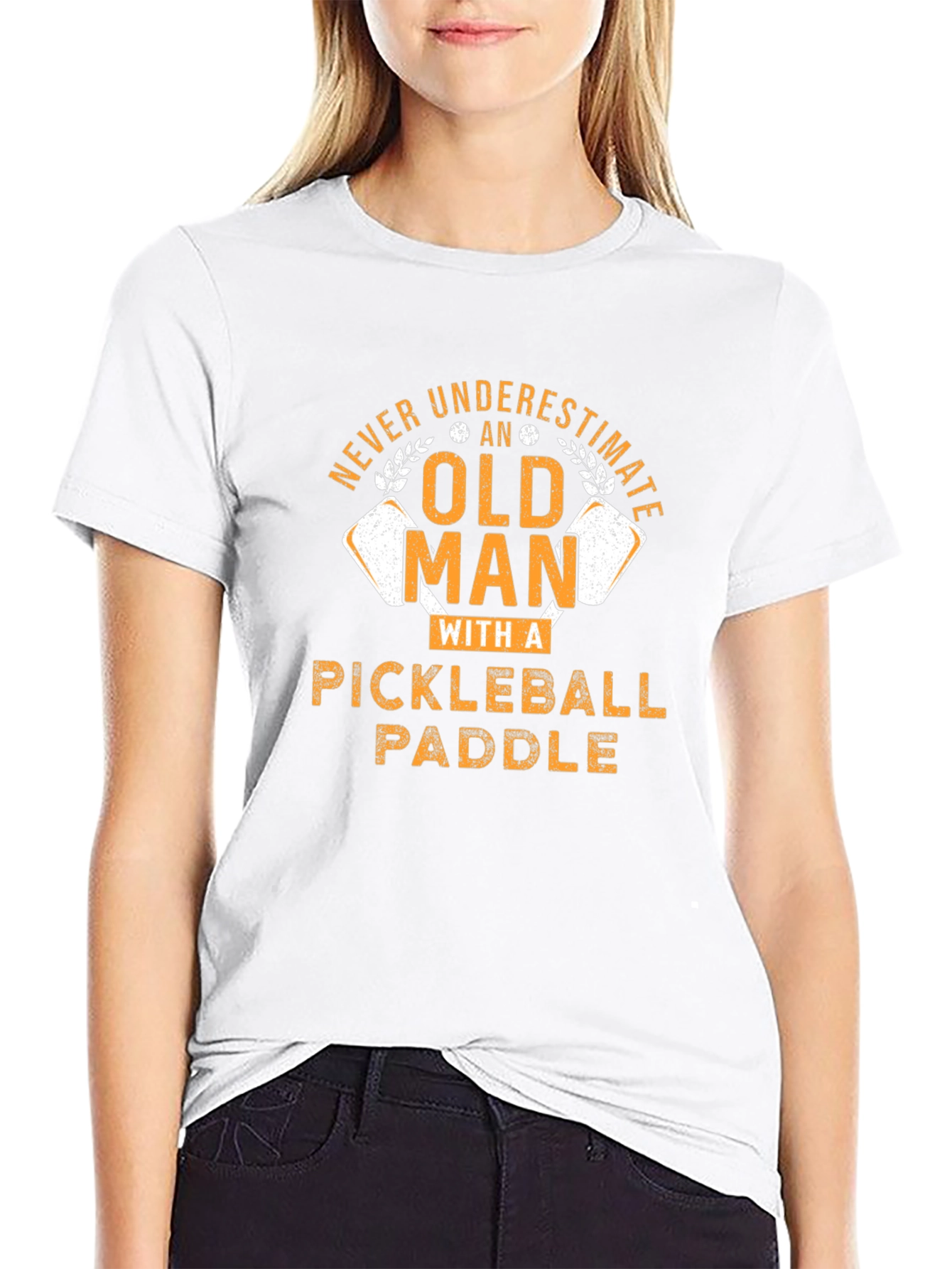 Funny Pickleball Old Man T-Shirt