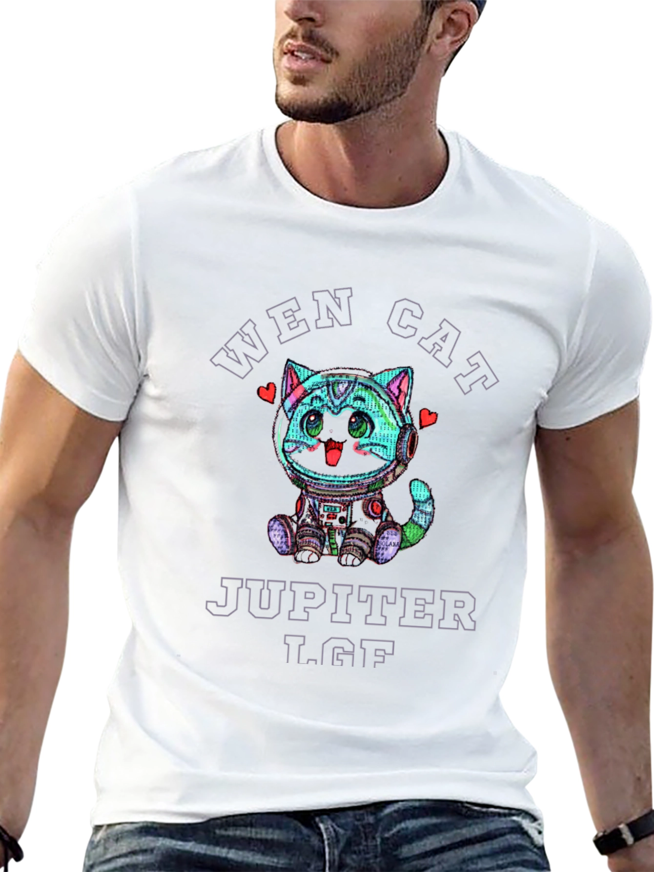 Wen Cat Jupiter LGF Black T-Shirt