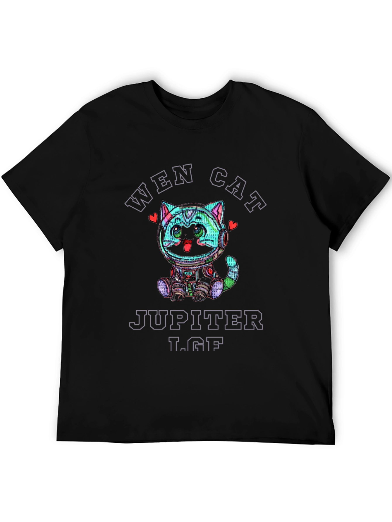 Wen Cat Jupiter LGF Black T-Shirt
