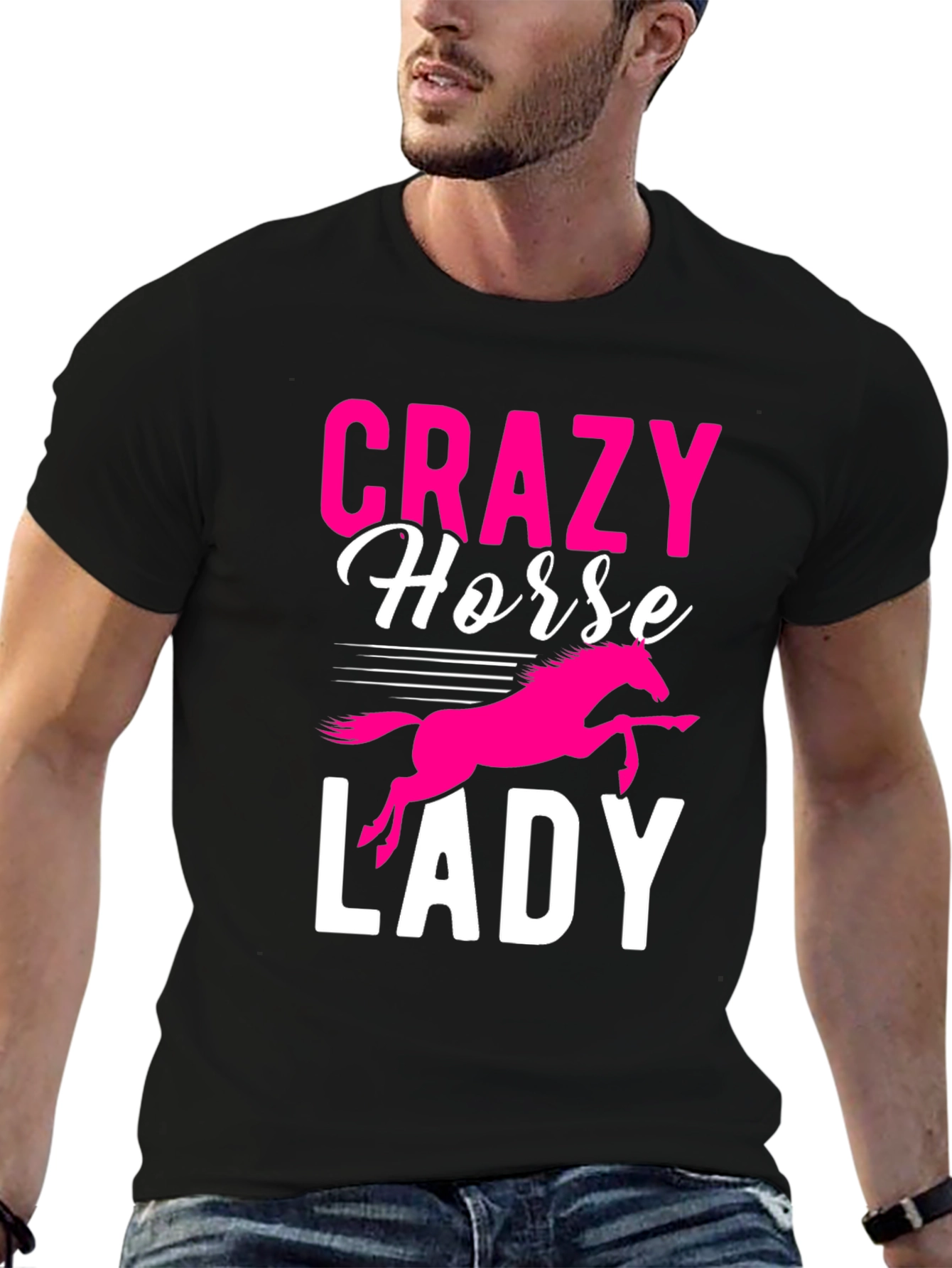 Crazy Horse Lady T-Shirt - Equestrian Apparel