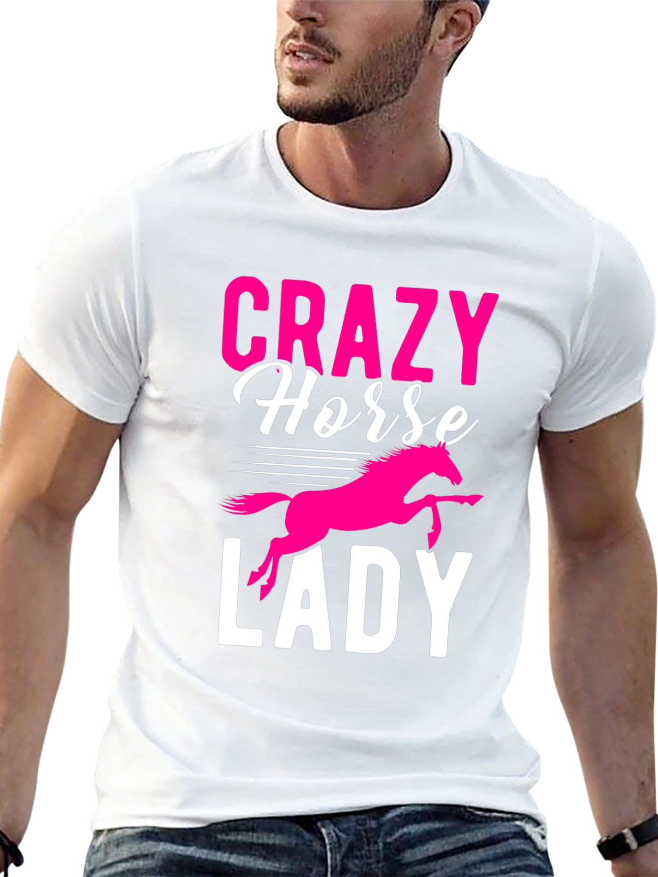 Crazy Horse Lady T-Shirt - Equestrian Apparel