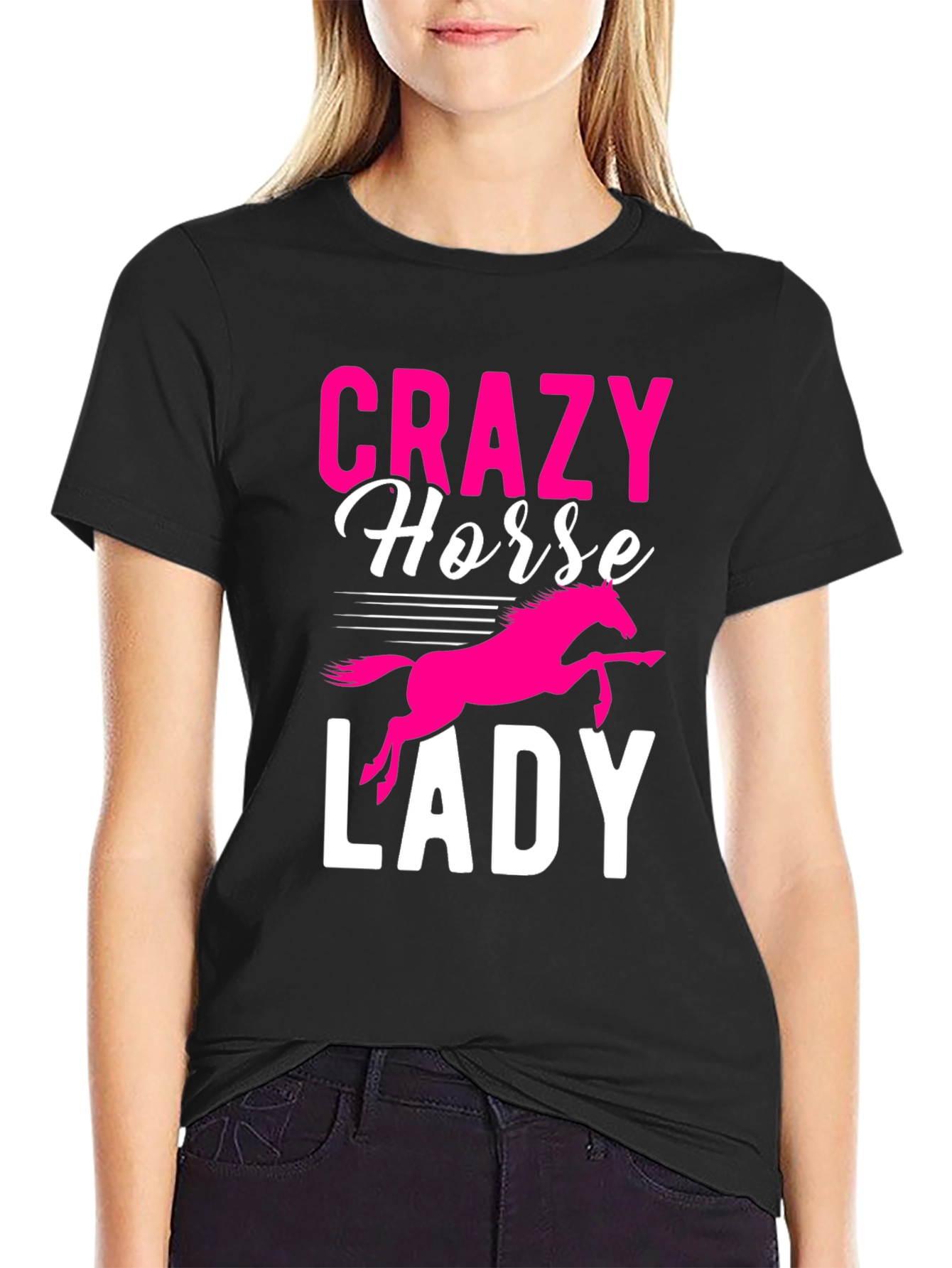 Crazy Horse Lady T-Shirt - Equestrian Apparel