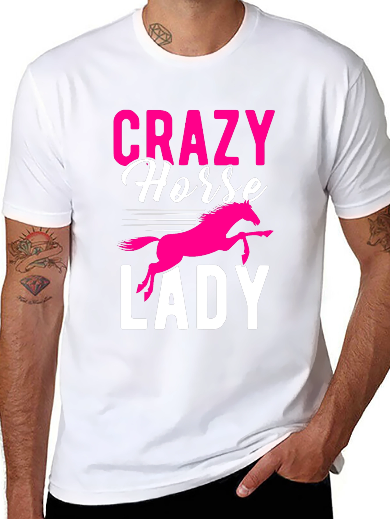 Crazy Horse Lady T-Shirt - Equestrian Apparel
