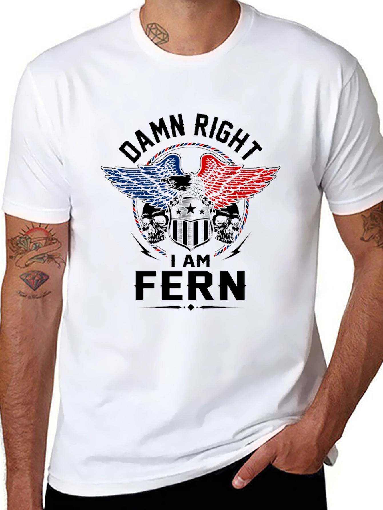 Damn Right I Am FERN Graphic T-Shirt
