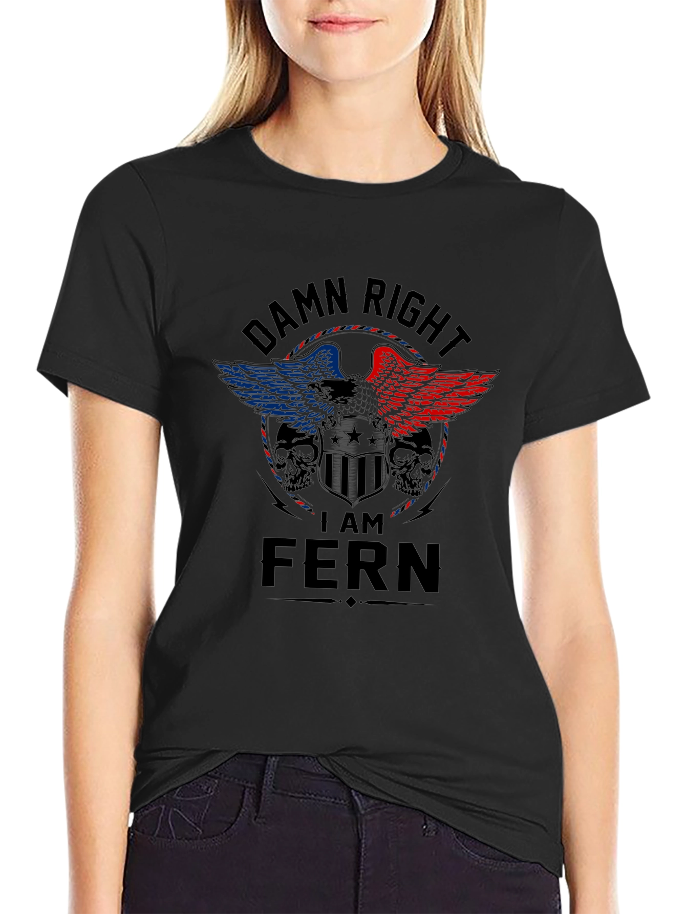 Damn Right I Am FERN Graphic T-Shirt