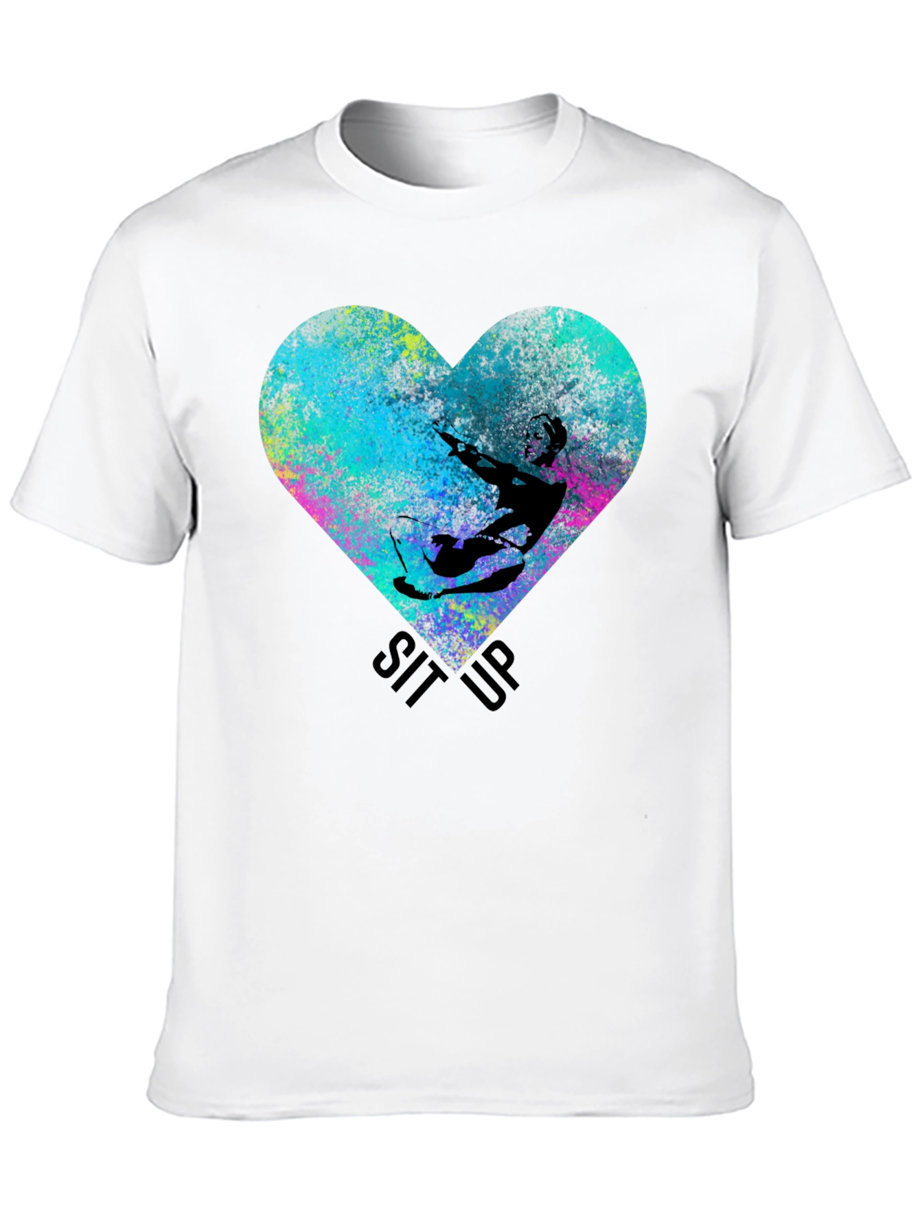 Sit Up Heart Graphic T-Shirt
