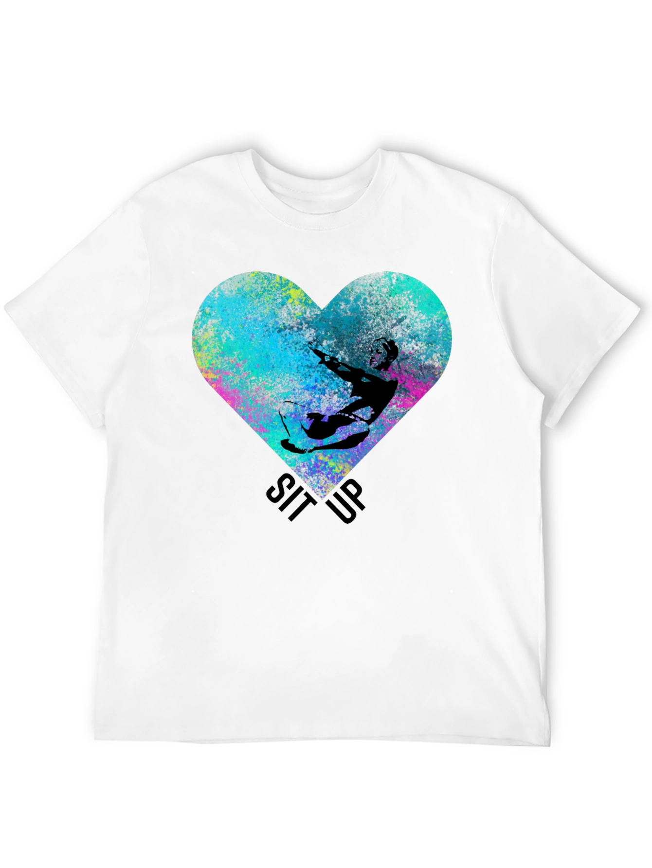 Sit Up Heart Graphic T-Shirt