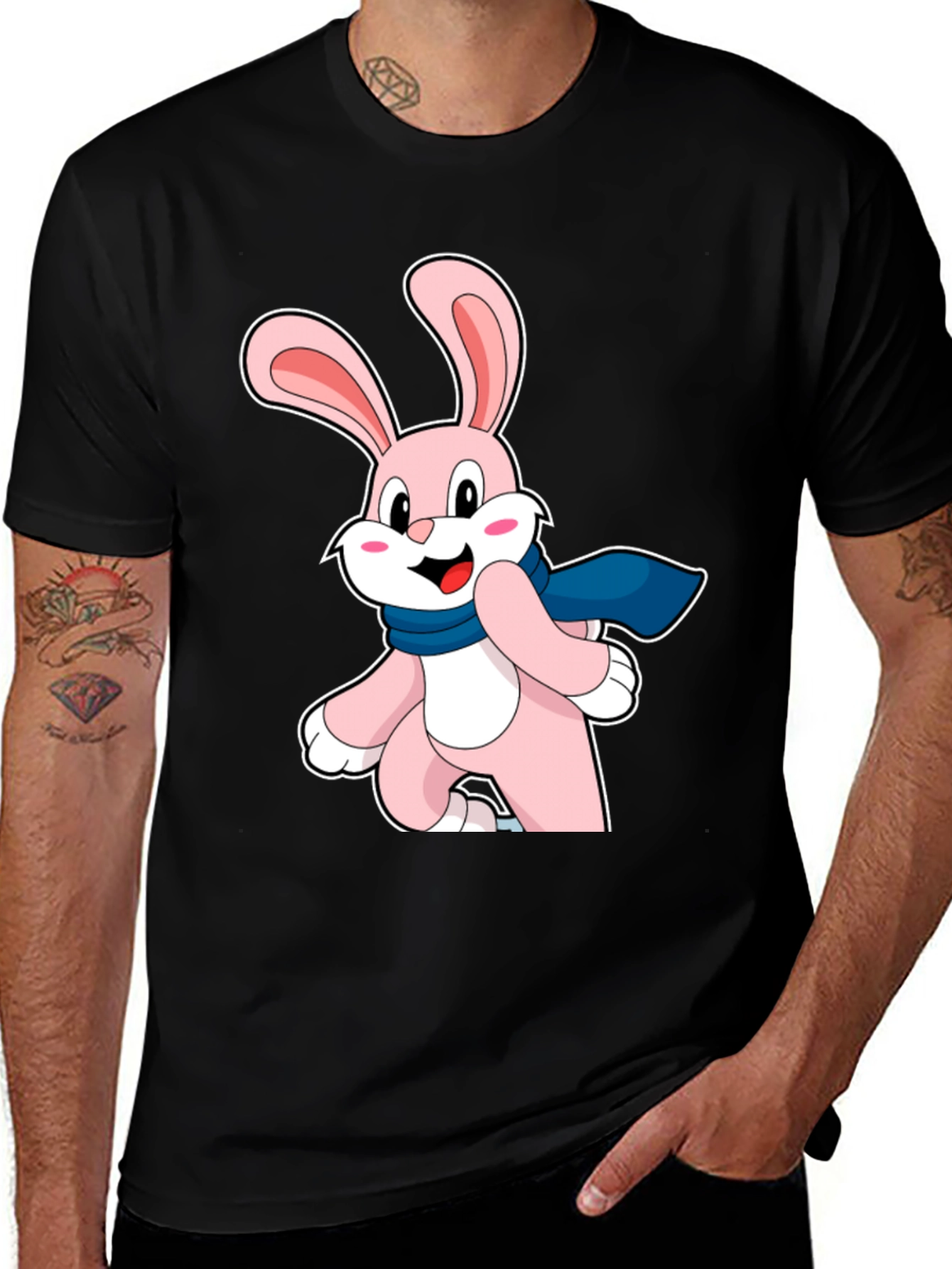 Bunny Graphic Tee - Fun & Festive Style