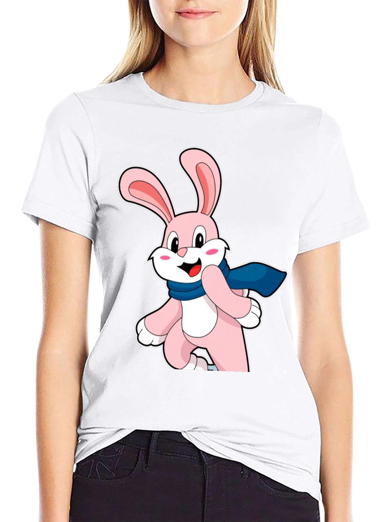 Bunny Graphic Tee - Fun & Festive Style