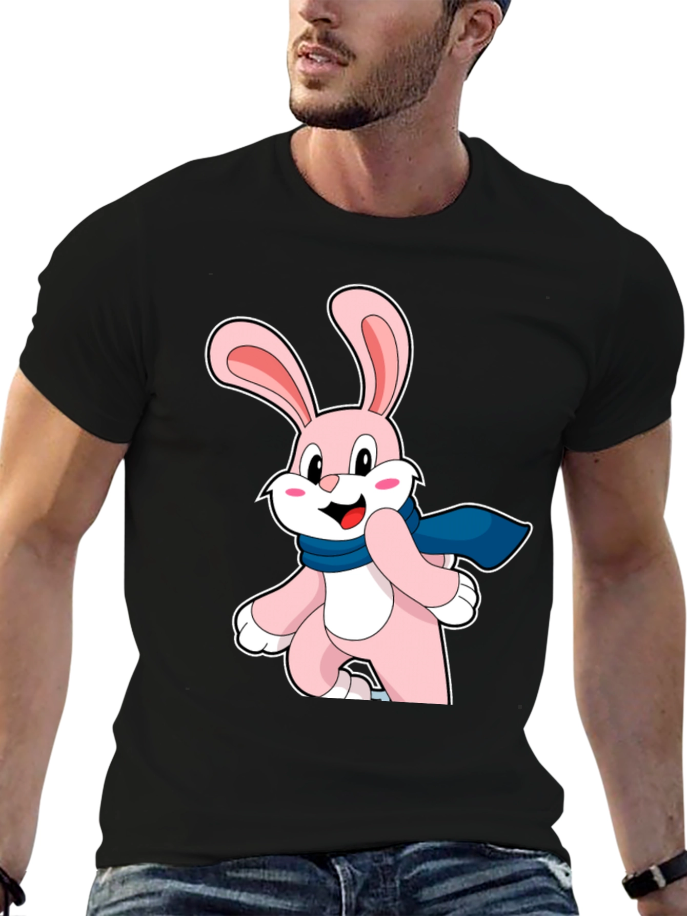 Bunny Graphic Tee - Fun & Festive Style