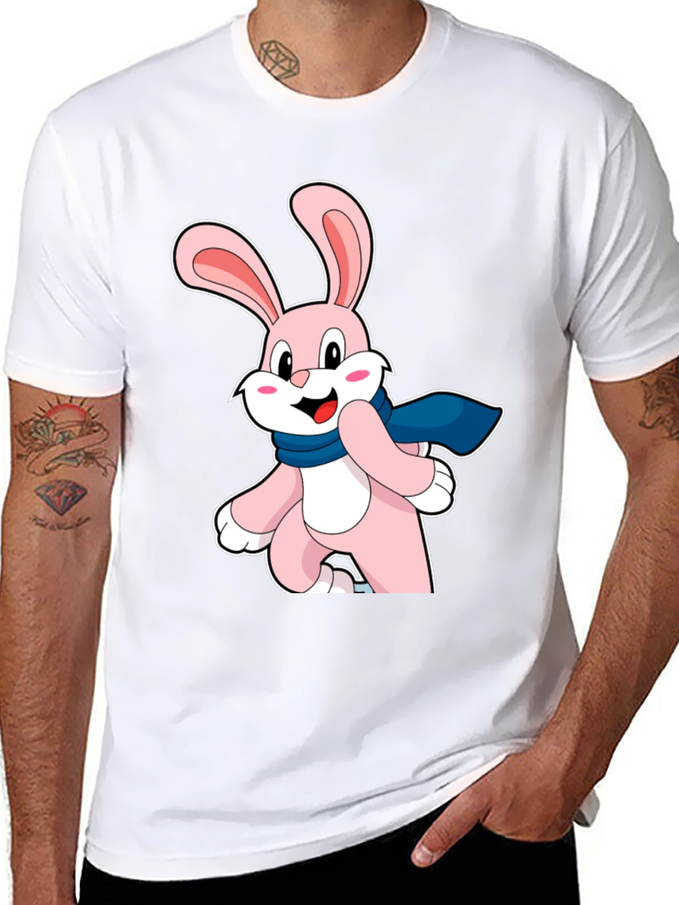 Bunny Graphic Tee - Fun & Festive Style
