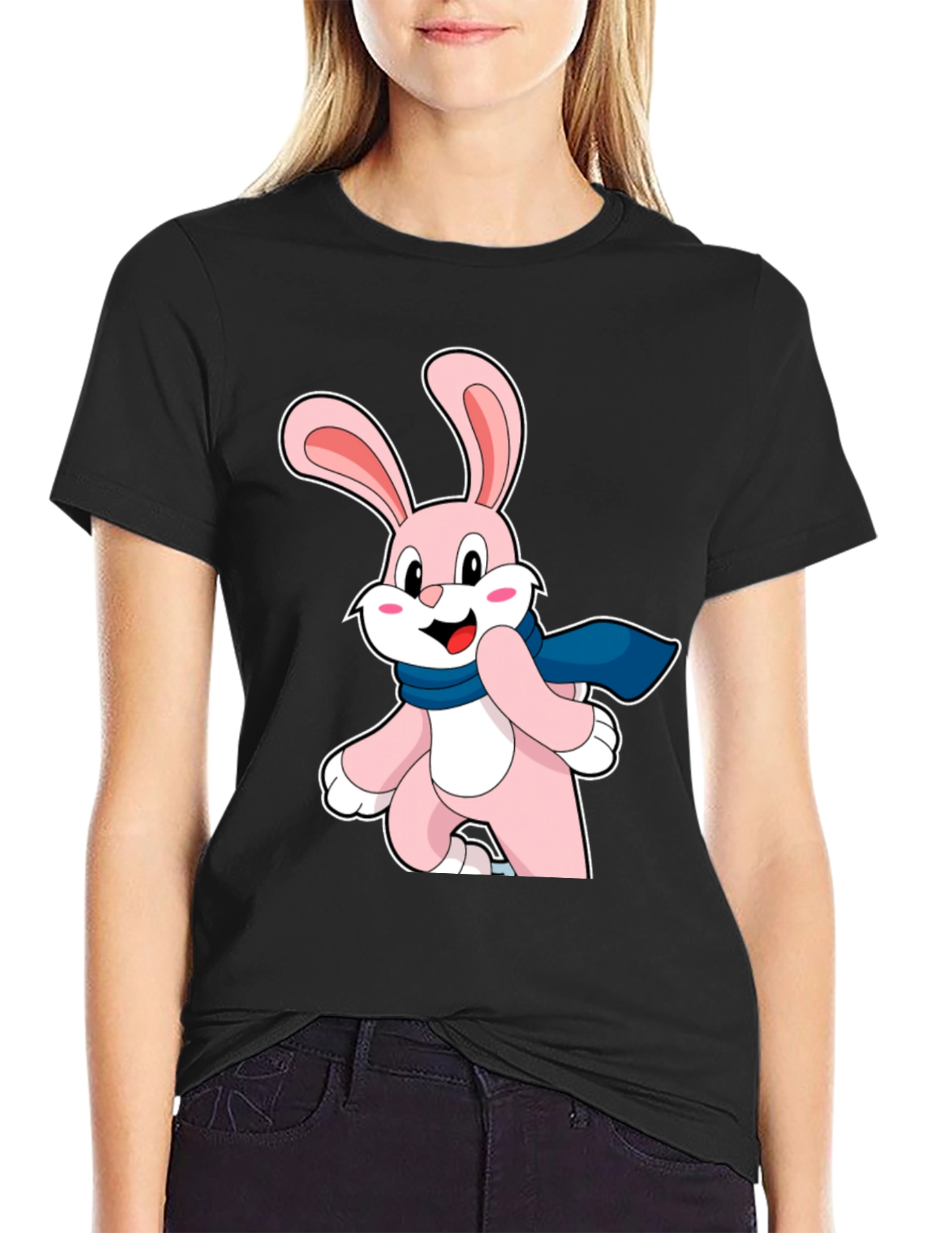 Bunny Graphic Tee - Fun & Festive Style