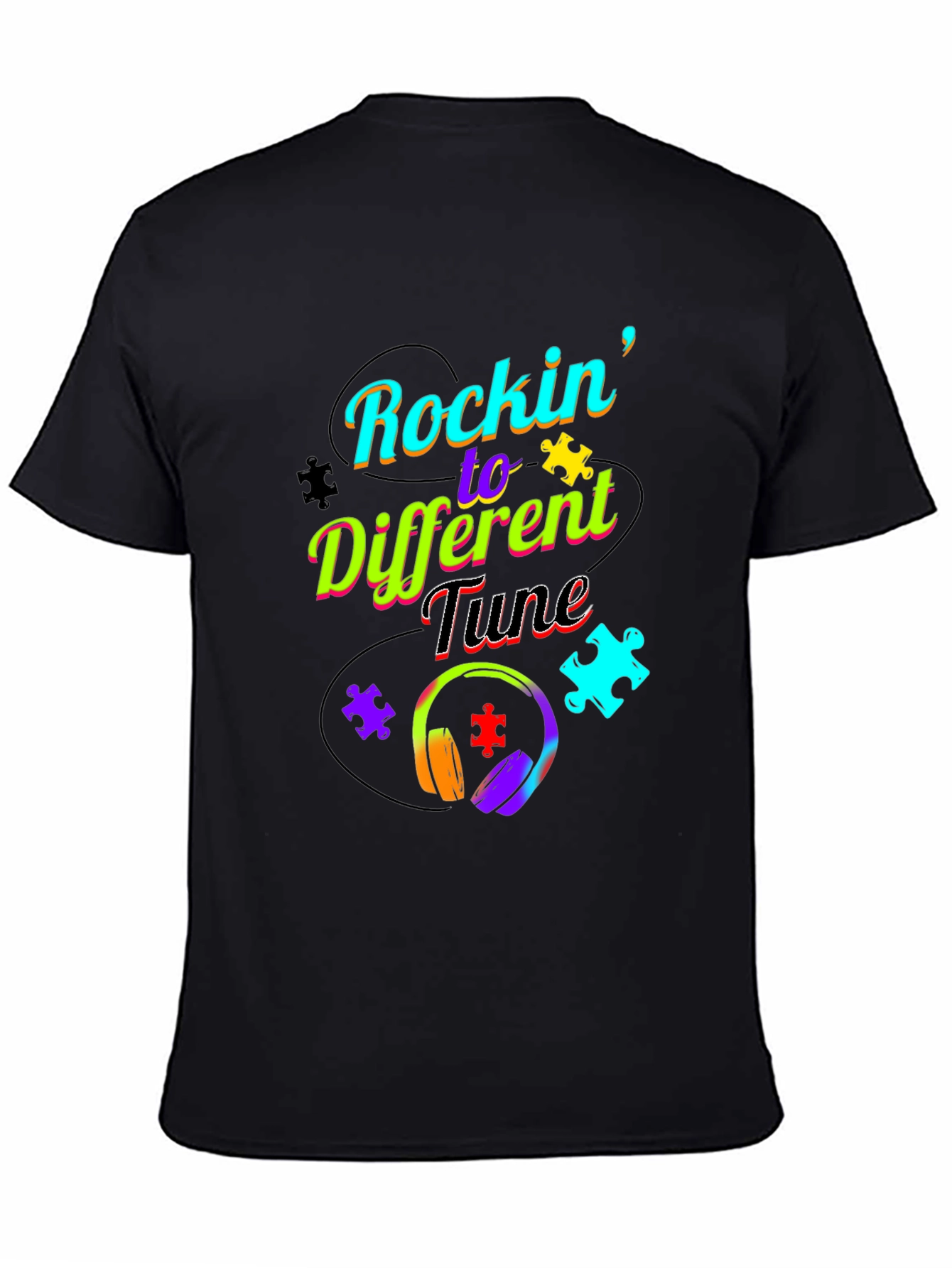 Rockin to a Different Tune T-Shirt Autism Awareness