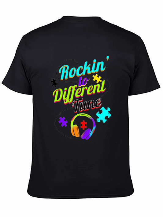 Rockin to a Different Tune T-Shirt Autism Awareness