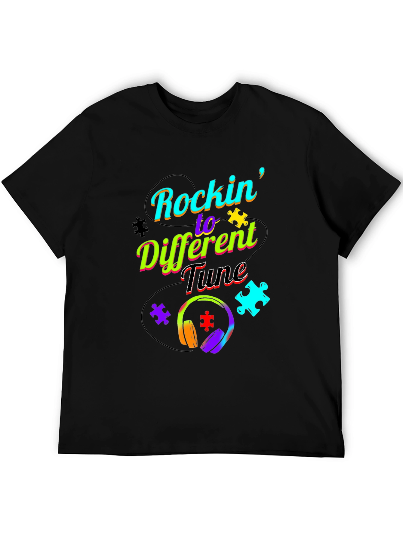 Rockin to a Different Tune T-Shirt Autism Awareness