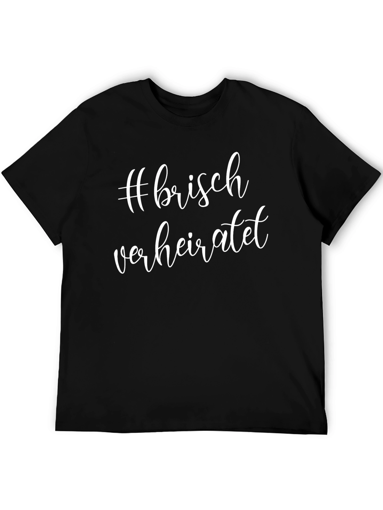 #frisch verheiratet Black Graphic Tee