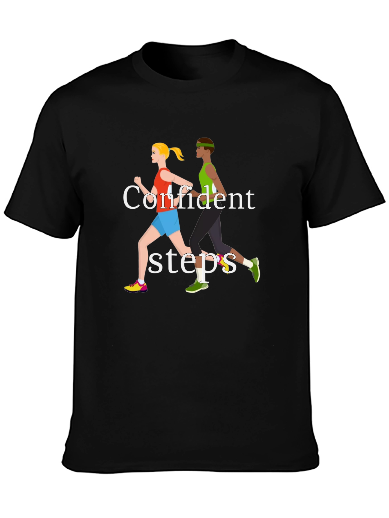 Confident Steps Graphic T-Shirt