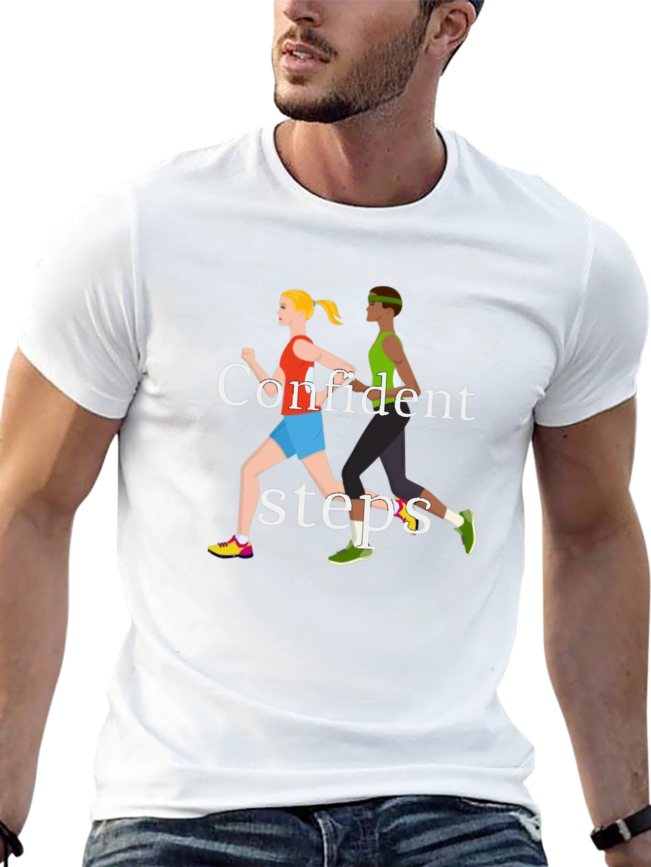 Confident Steps Graphic T-Shirt