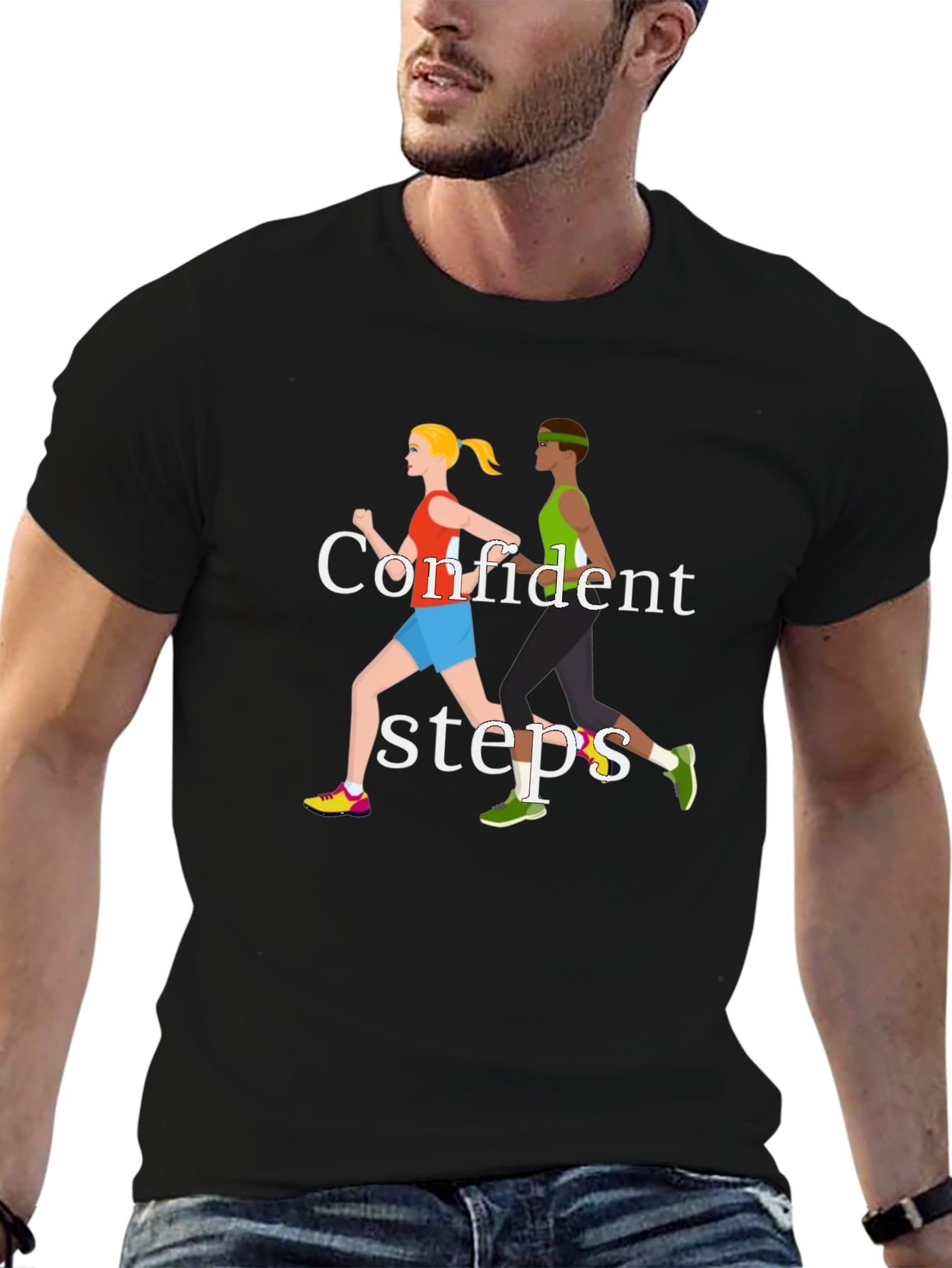 Confident Steps Graphic T-Shirt