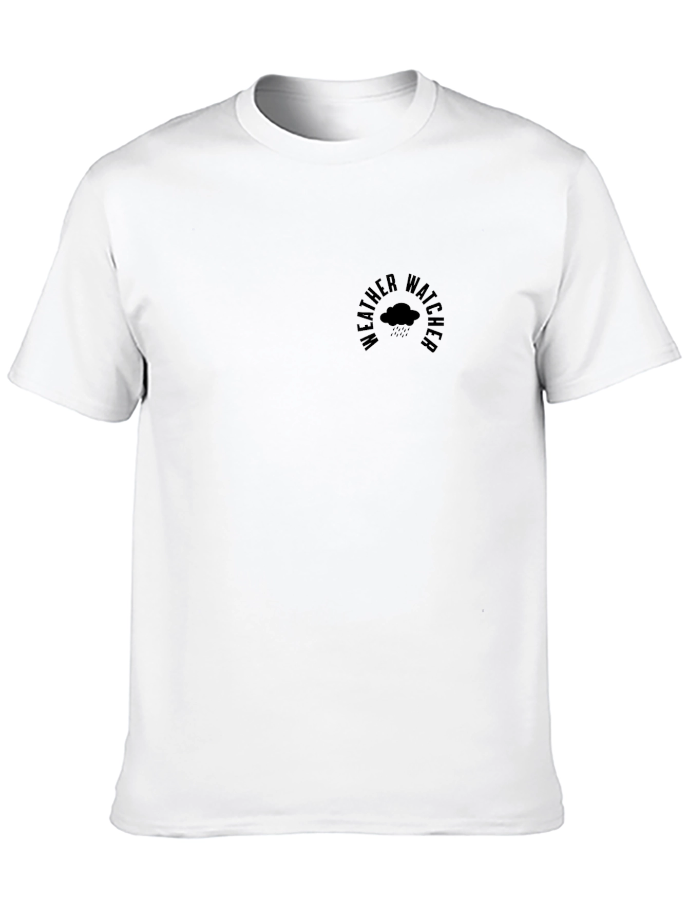 Weather Watcher Black T-Shirt