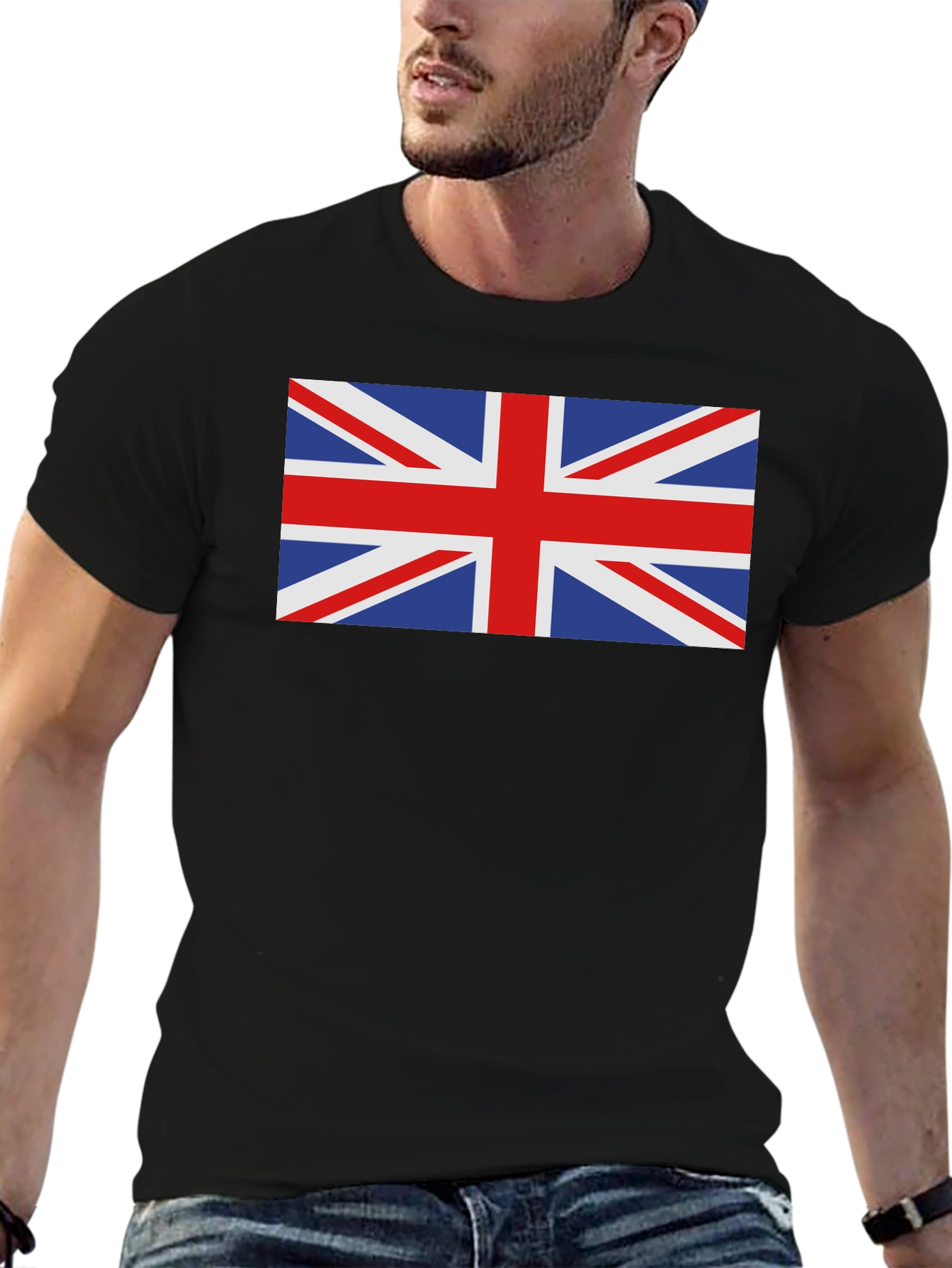 Union Jack Flag Graphic T-Shirt