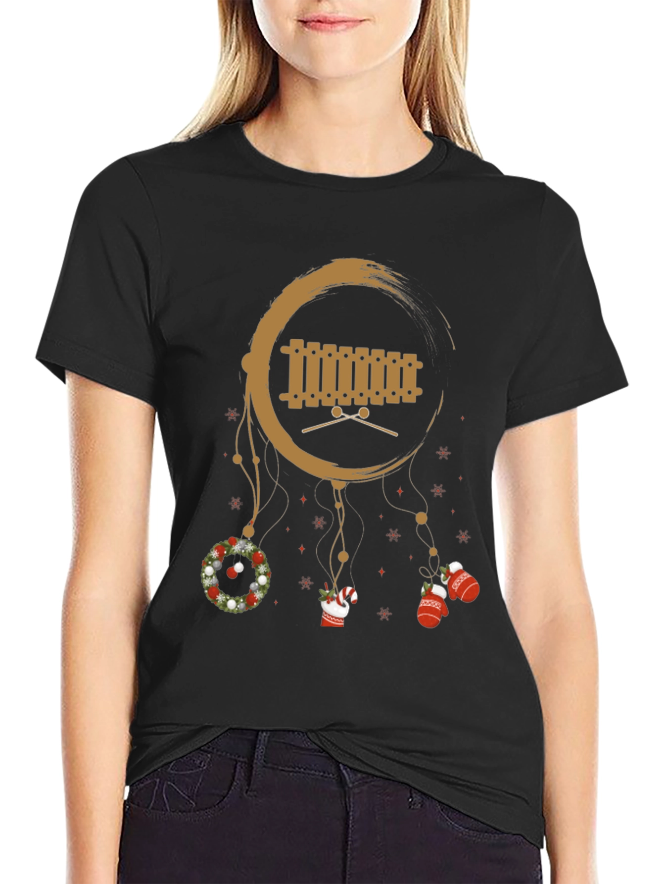 Festive Xylophone Christmas T-Shirt