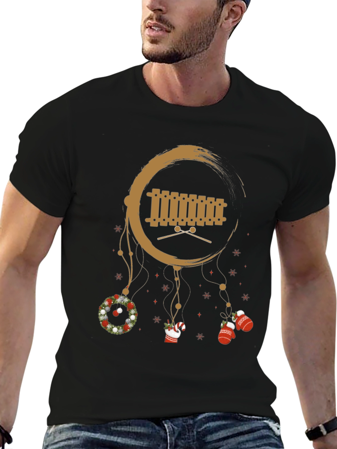 Festive Xylophone Christmas T-Shirt
