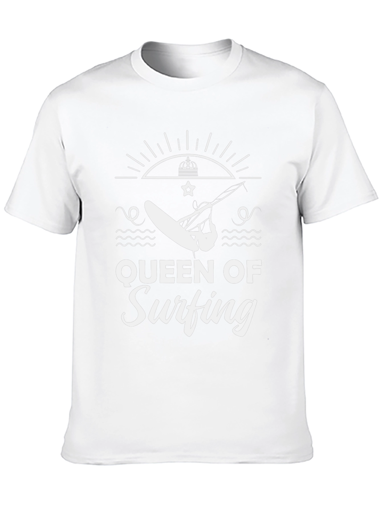 Queen of Surfing Graphic Tee - Black