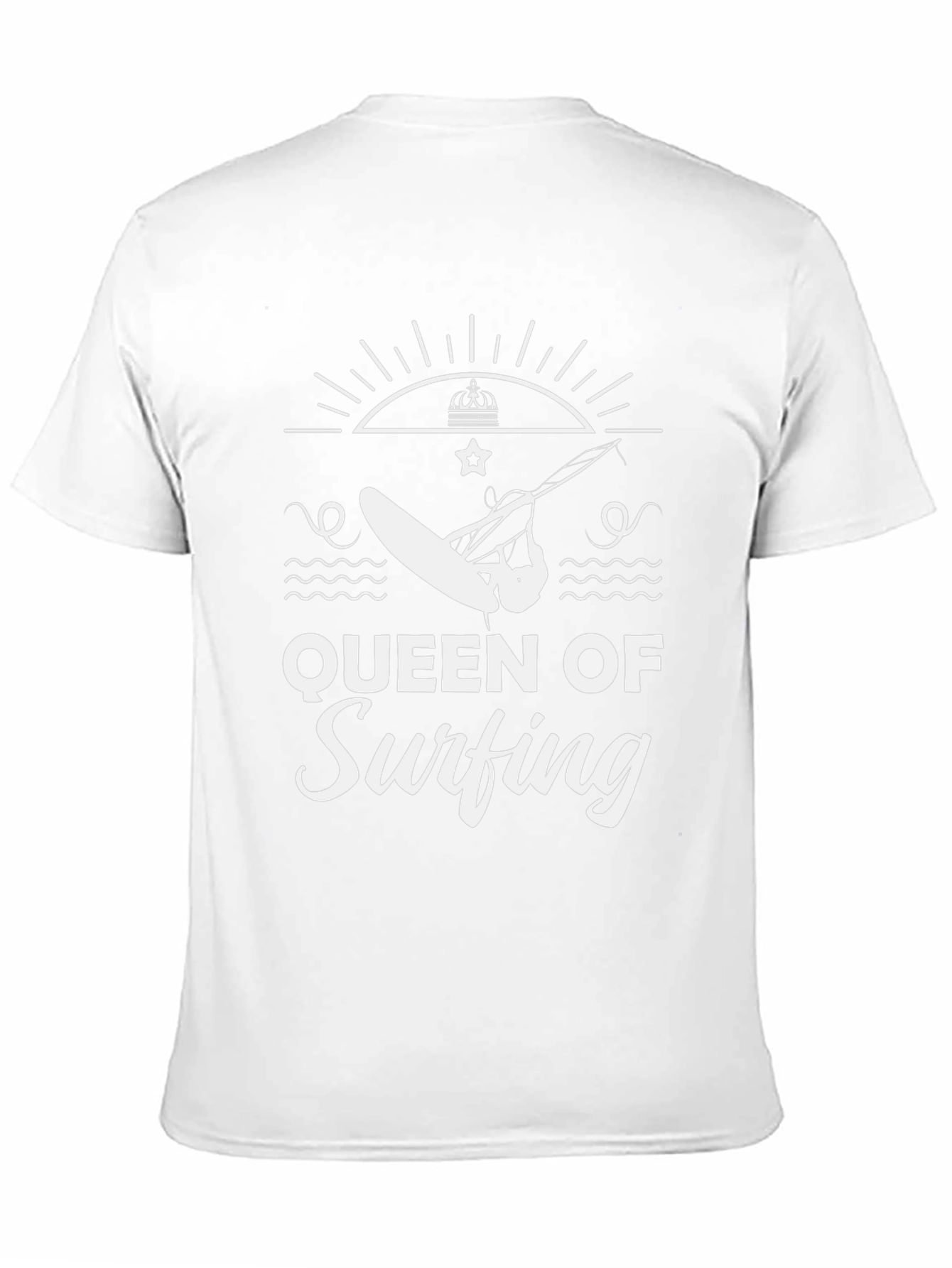 Queen of Surfing Graphic Tee - Black