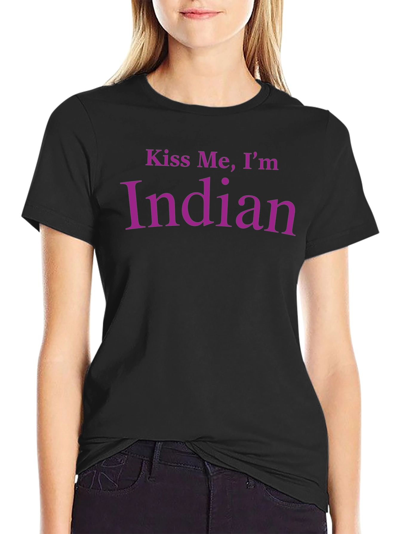 Kiss Me Im Indian - Graphic T-Shirt