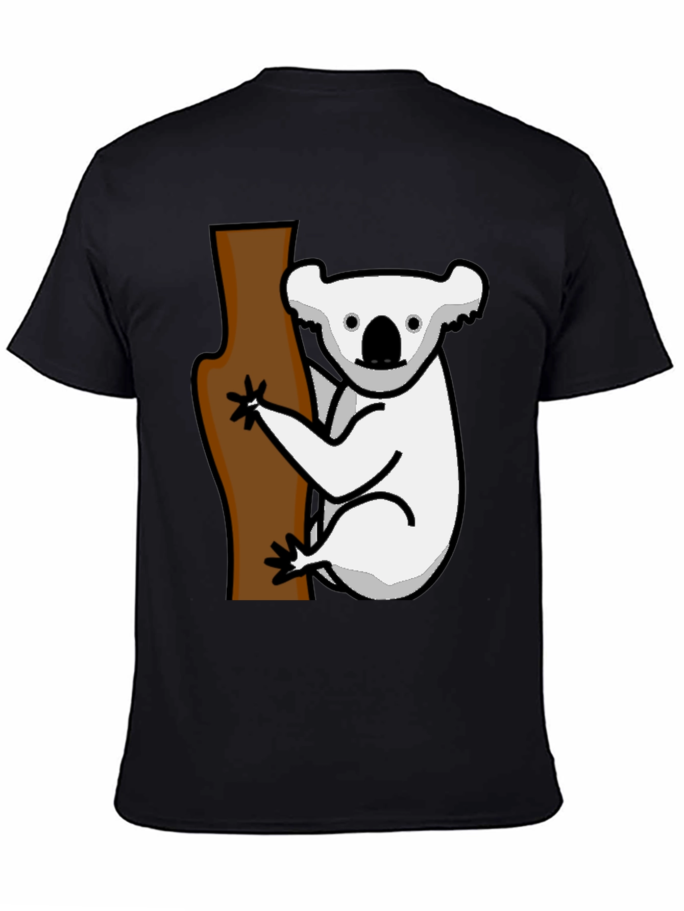 Koala Tree Graphic Tee - Black