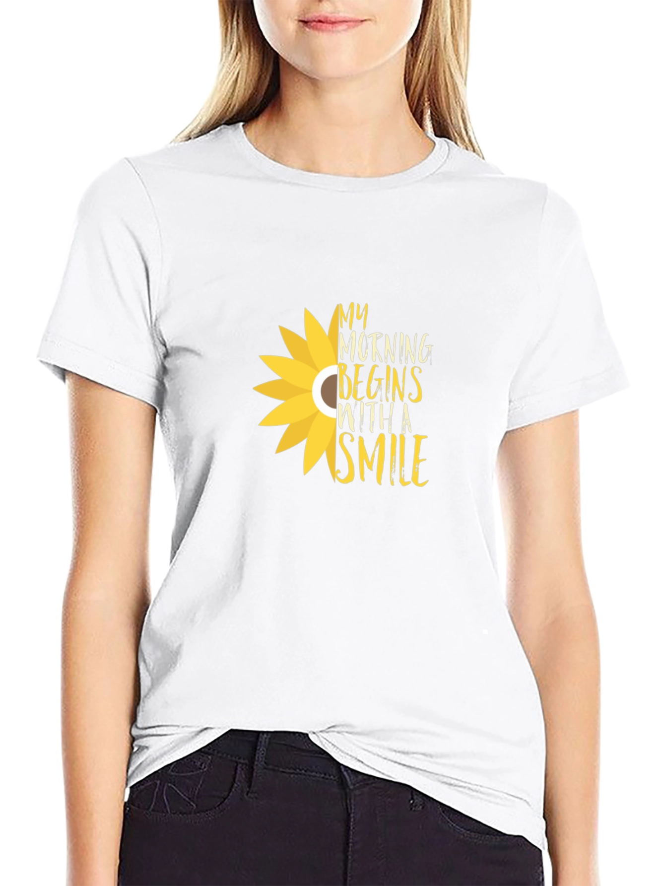 My Morning Begins With A Smile T-Shirt