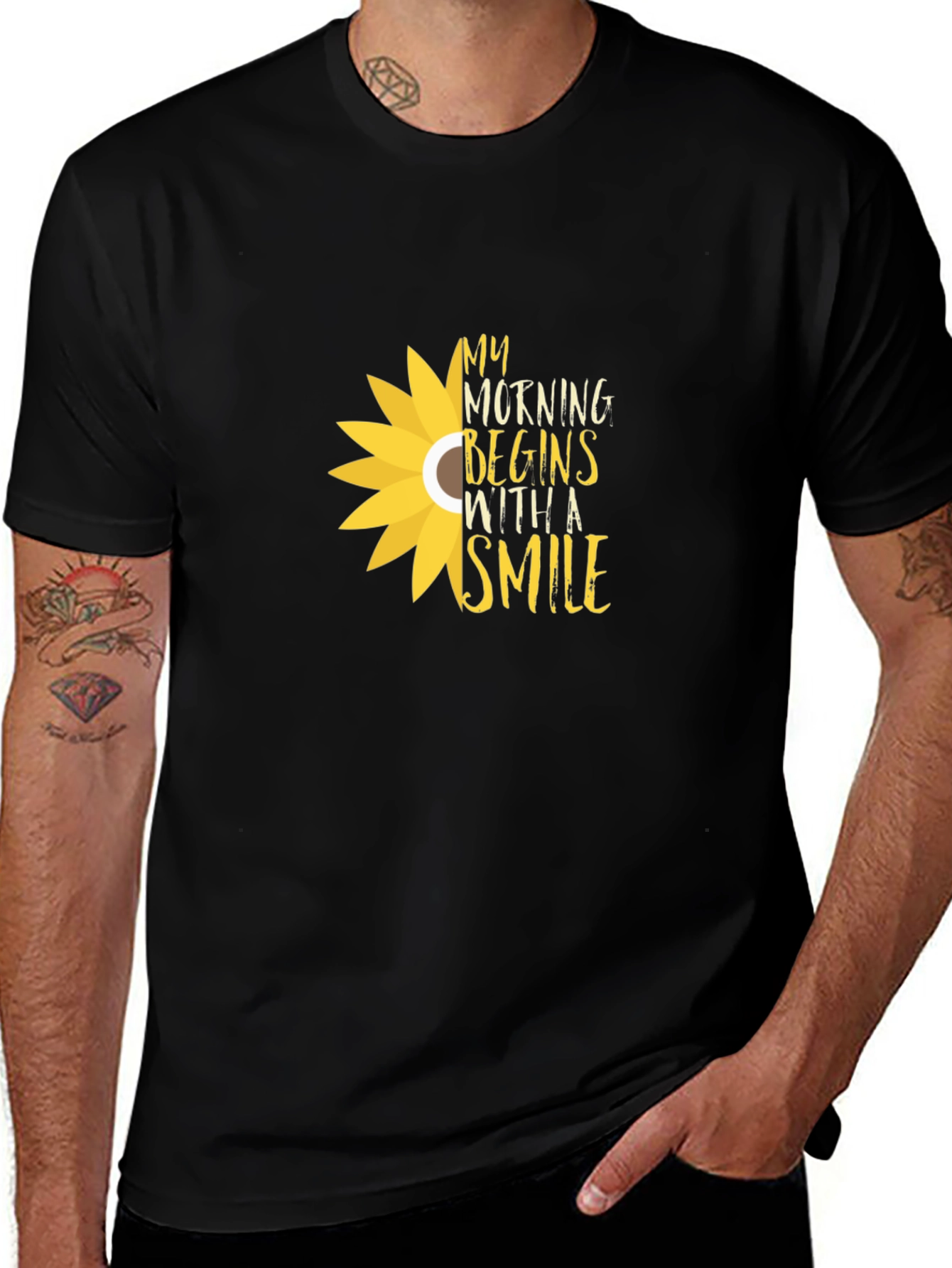My Morning Begins With A Smile T-Shirt