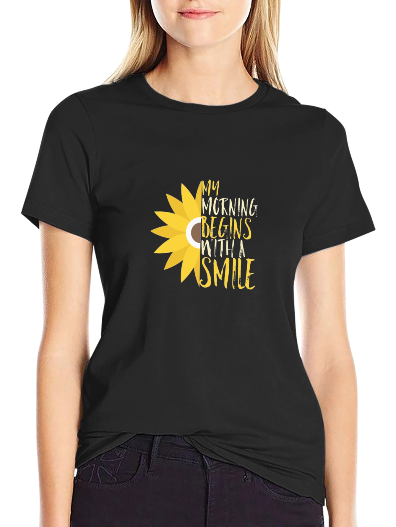 My Morning Begins With A Smile T-Shirt