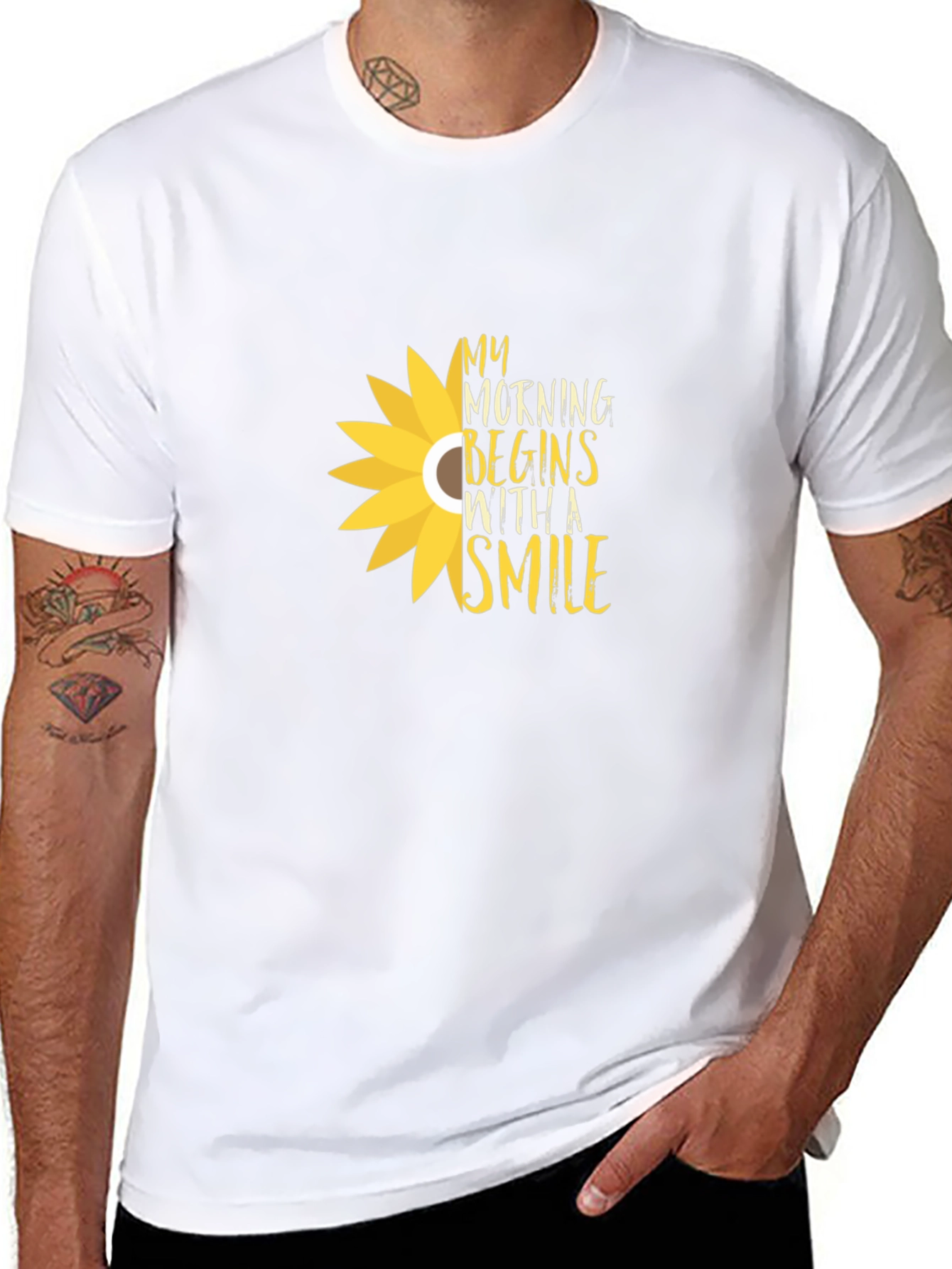 My Morning Begins With A Smile T-Shirt