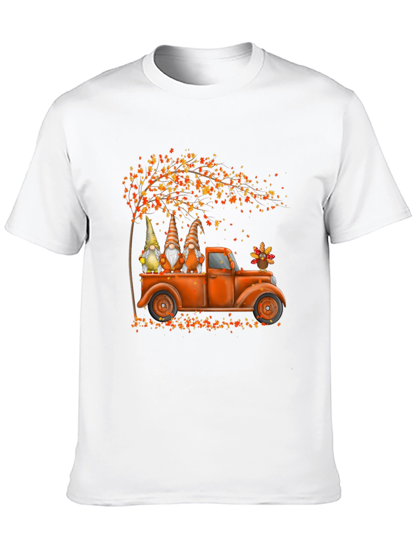 Fall Gnomes Truck T-Shirt