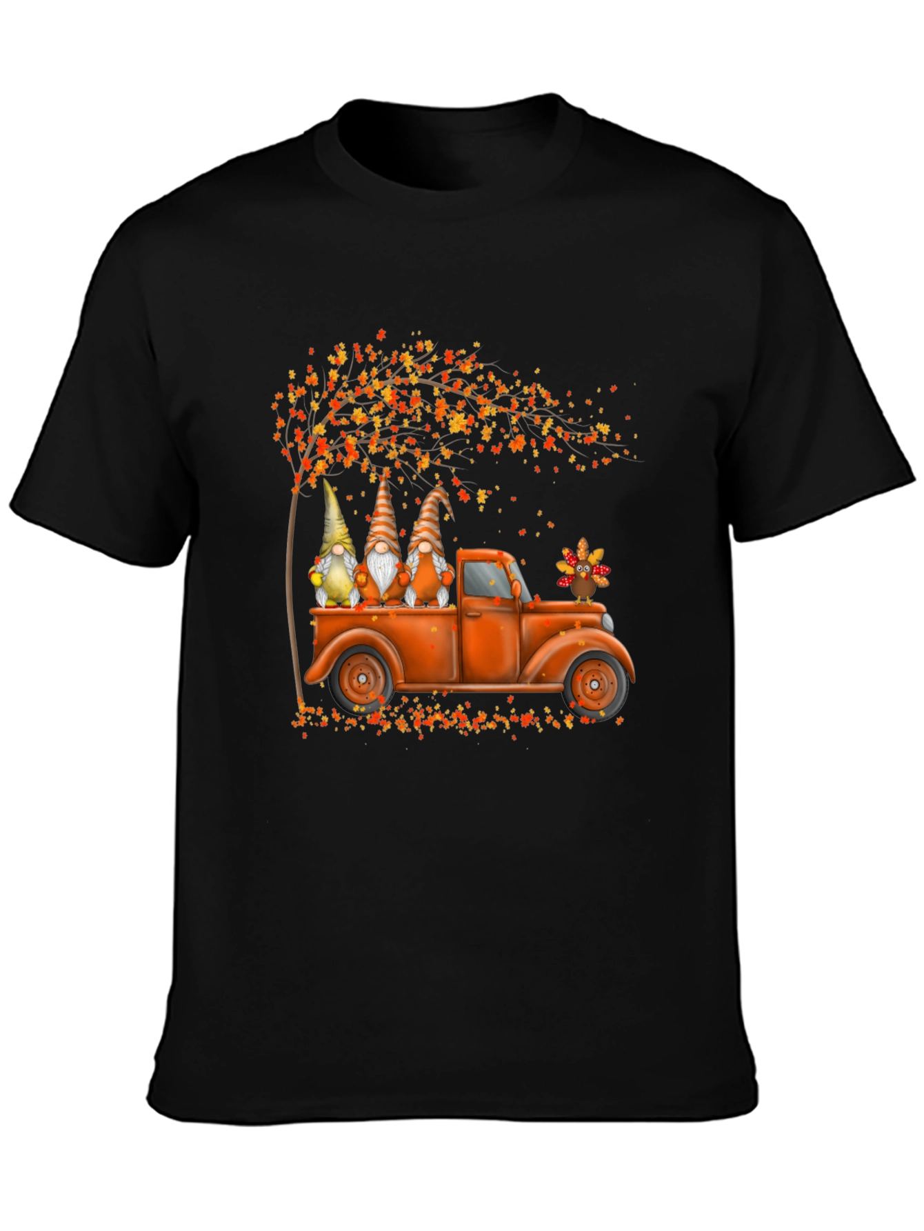 Fall Gnomes Truck T-Shirt