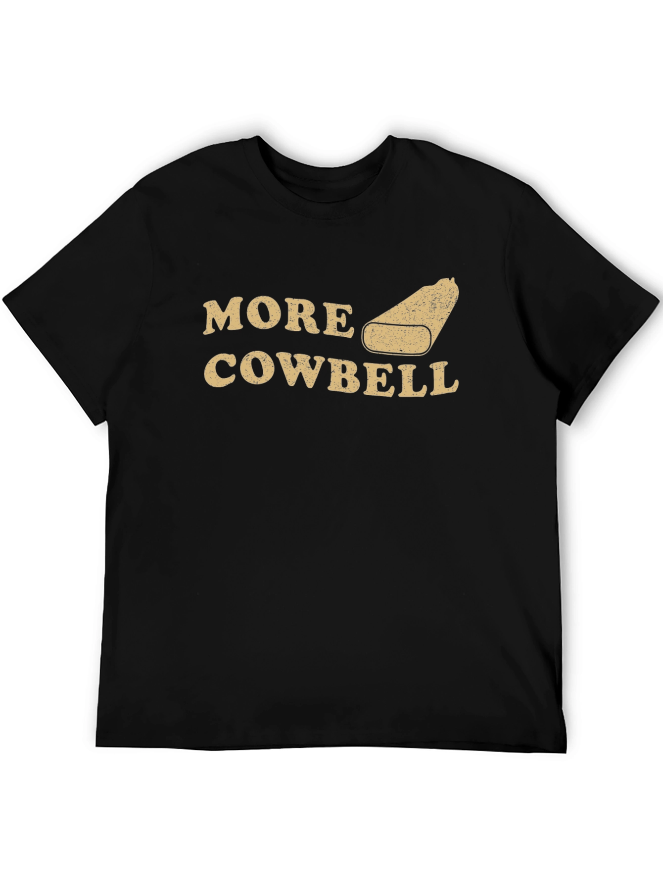 More Cowbell Black T-Shirt
