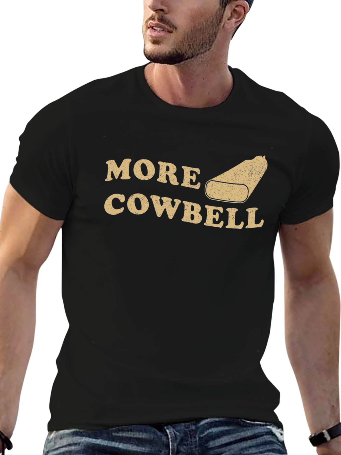 More Cowbell Black T-Shirt