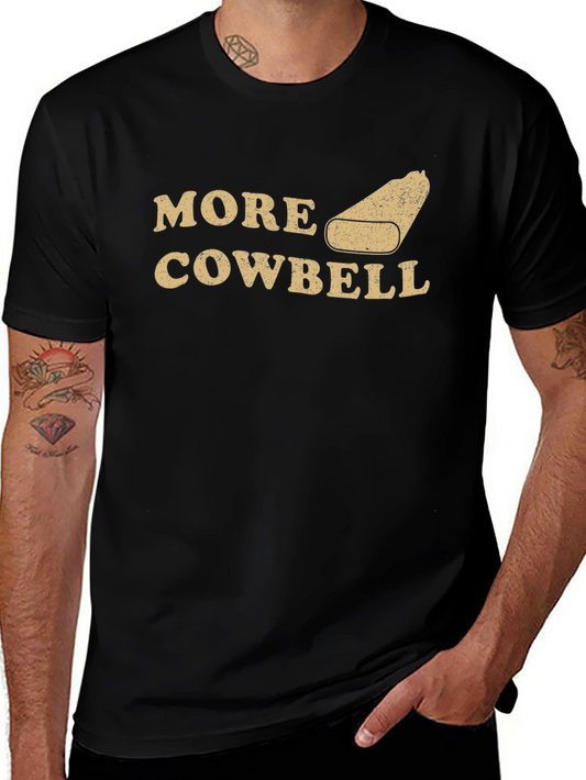 More Cowbell Black T-Shirt