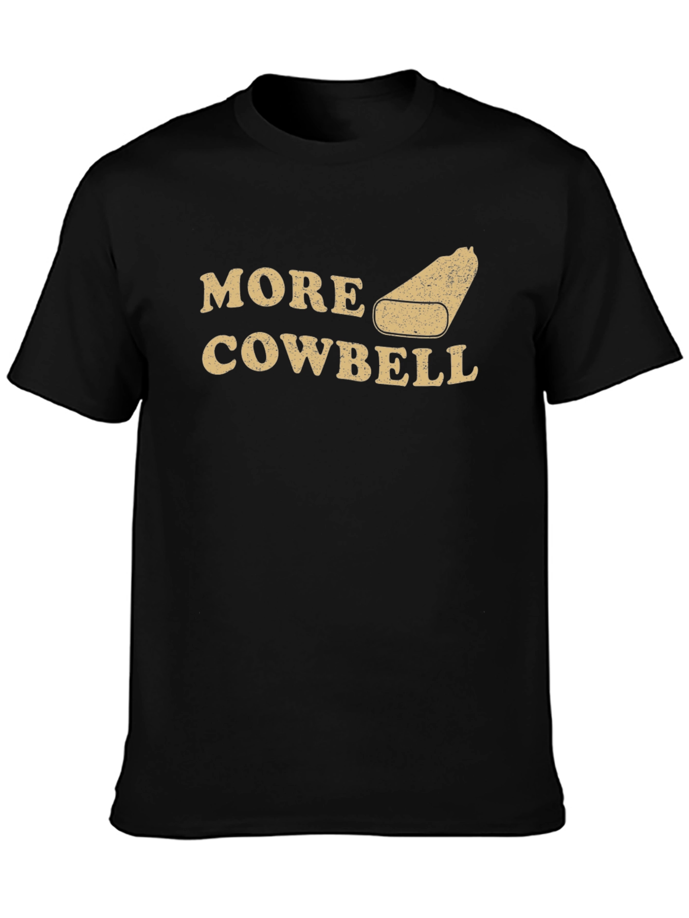 More Cowbell Black T-Shirt