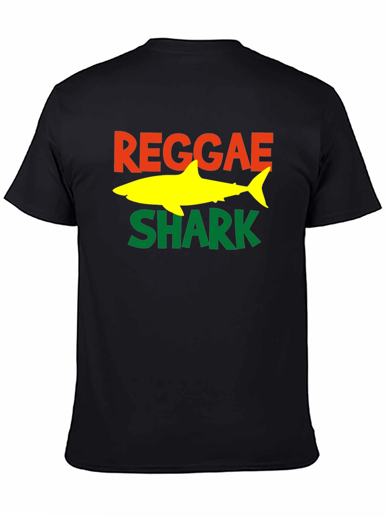 Reggae Shark T-Shirt - Rastafarian Style