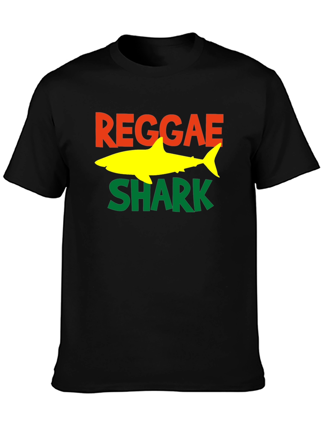 Reggae Shark T-Shirt - Rastafarian Style