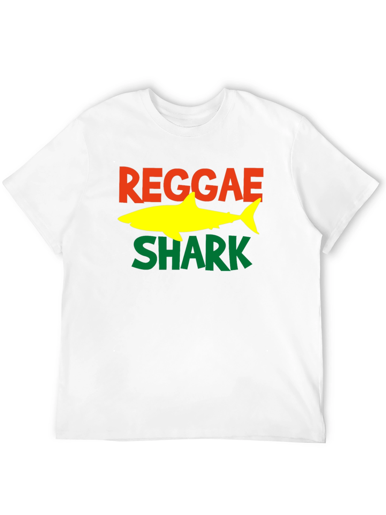 Reggae Shark T-Shirt - Rastafarian Style