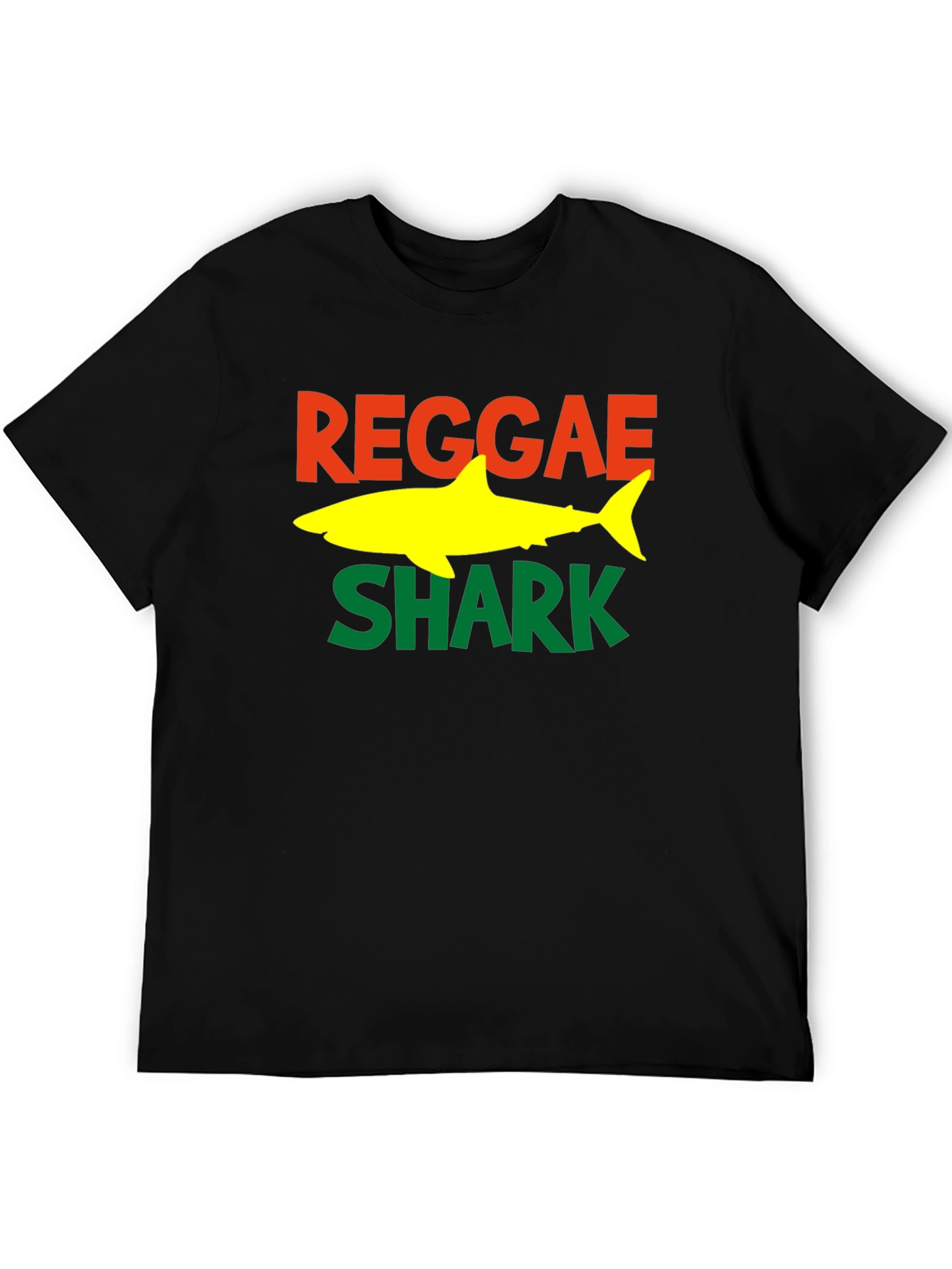 Reggae Shark T-Shirt - Rastafarian Style