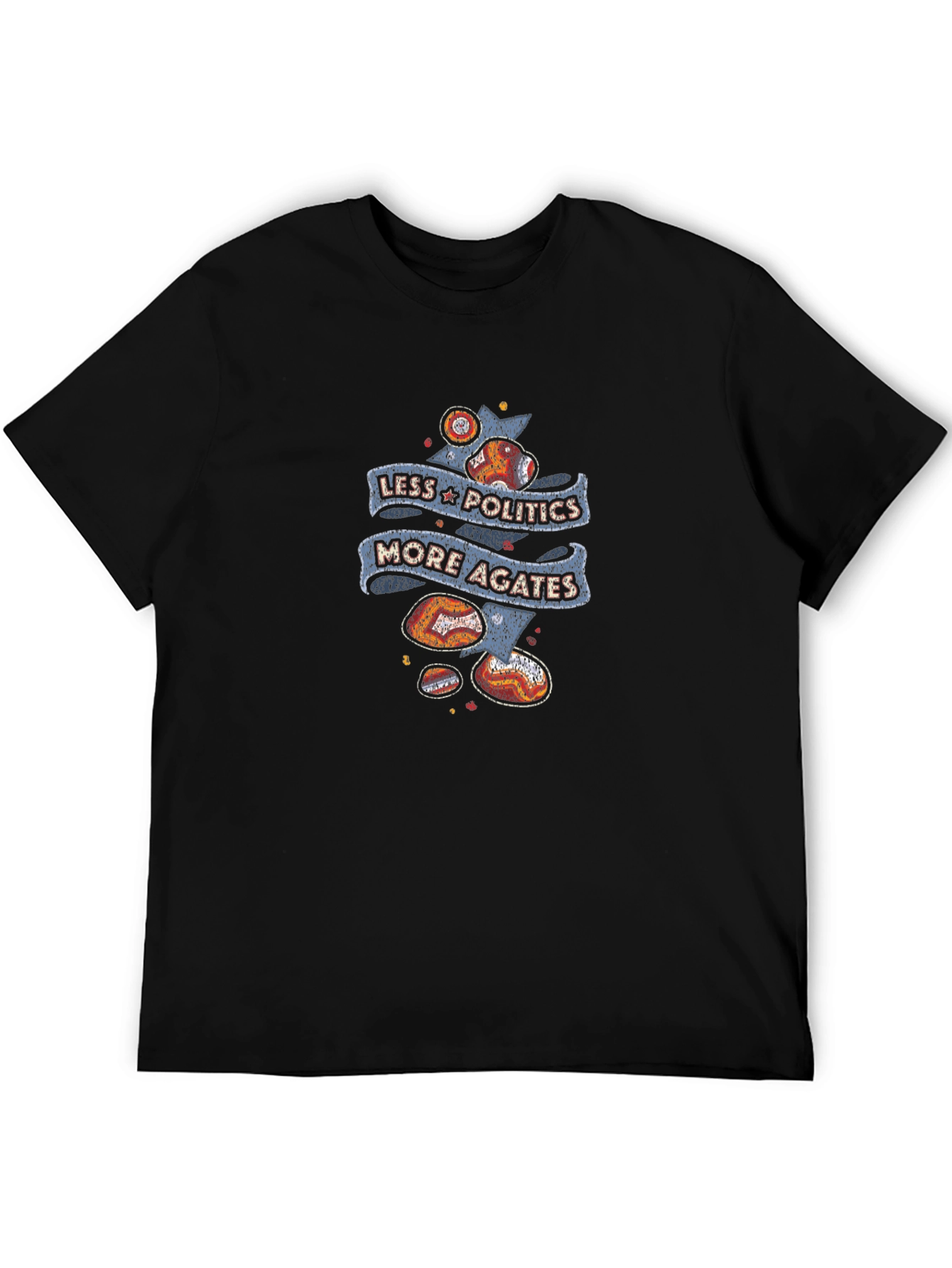 Less Politics More Agates Graphic Tee