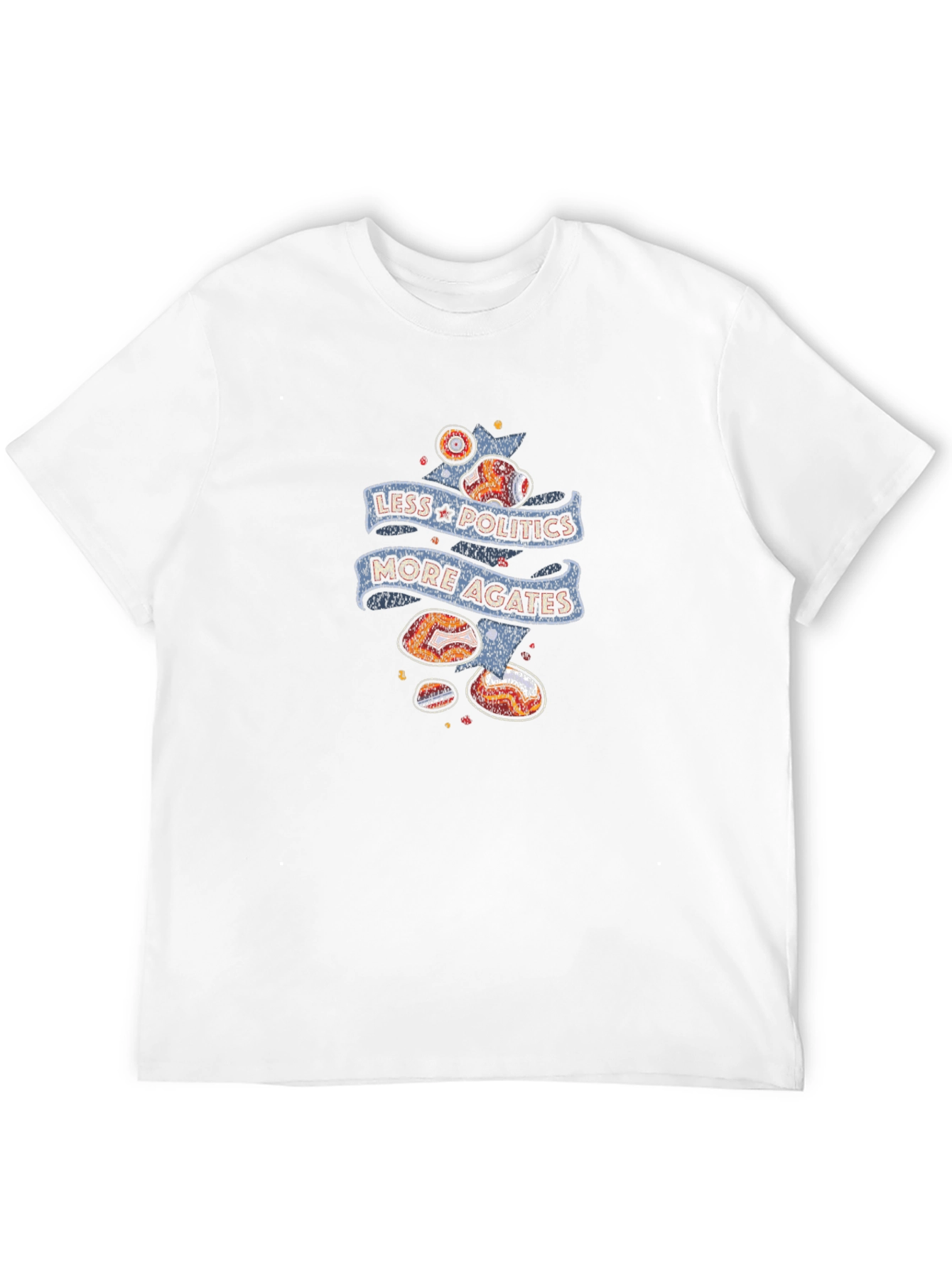 Less Politics More Agates Graphic Tee
